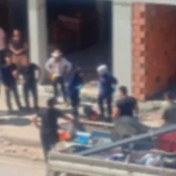 Ecel çalıştığı inşaatta yakaladı!