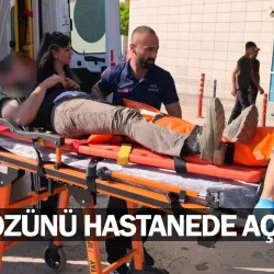 Gözünü hastanede açtı!
