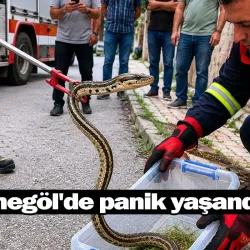 İnegöl'de panik yaşandı!