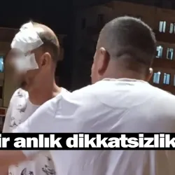 Bir anlık dikkatsizlik ...