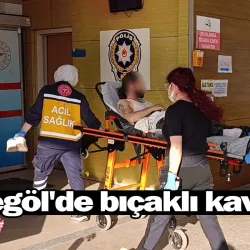 İnegöl'de bıçaklı kavga!