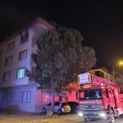 İnegöl'de gece yarısı yangın paniği!
