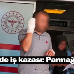 İnegöl'de iş kazası: Parmağı koptu!