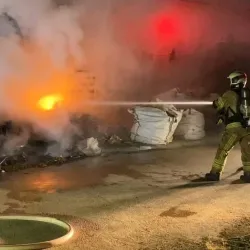İnegöl'de korkutan yangın