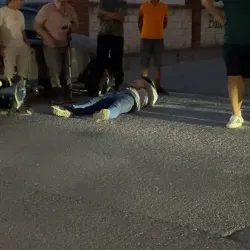 İnegöl'de trafik kazası: Motosiklet sürücüsü hastanelik oldu