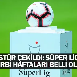 Fikstür çekildi: Süper Lig'de derbi haftaları belli oldu