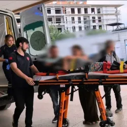 İnegöl'de kiraz toplarken ağaçtan düştü!