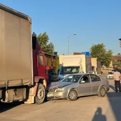 İnegöl'de korkutan kaza!