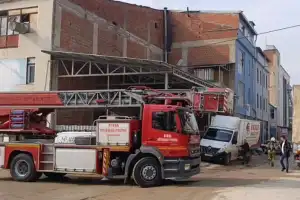 İnegöl'de korkutan yangın