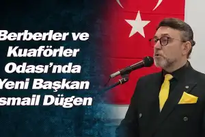 İnegöl Berberler ve Kuaförler Odası’nda Yeni Başkan İsmail Dügen