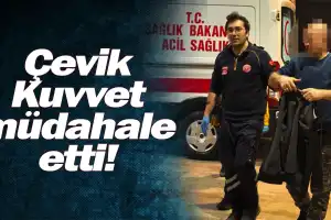 Çevik Kuvvet müdahale etti!