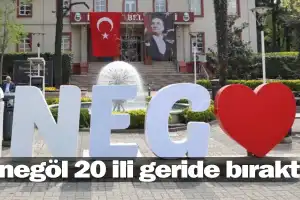 İnegöl 20 ili geride bıraktı!