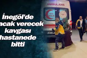 İnegöl'de alacak verecek kavgası hastanede bitti