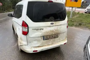 İnegöl'de korkutan kaza!