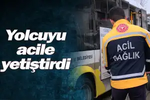 Yolcuyu acile yetiştirdi