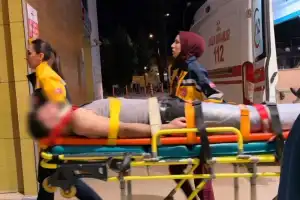 İnegöl'de sürücü frene bastığında çok geçti! Aniden yola çıktı