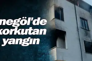 İnegöl'de korkutan yangın!