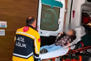 Önüne çıkan araca çarpmamak isterken...