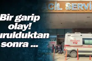 Bir garip olay! Vurulduktan sonra ...