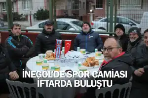 İnegöl’de spor camiası iftarda buluştu