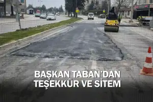 Başkan Taban'dan teşekkür ve sitem