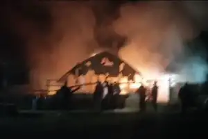 İnegöl'de çiftlik yangını