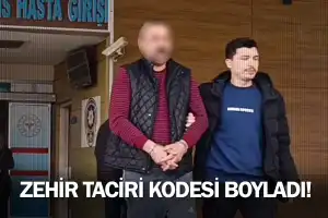 Zehir taciri kodesi boyladı!