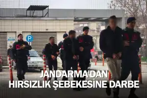 İnegöl'de Jandarma'dan hırsızlık şebekesine darbe