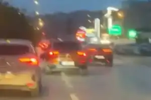 Trafikte makas atarak ilerledi!
