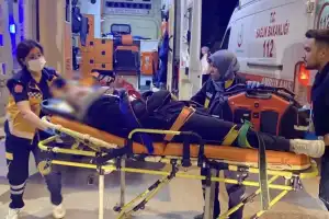 Motosikletli genç ağır yaralandı!