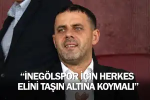 "İnegölspor için herkes elini taşın altına koymalı"