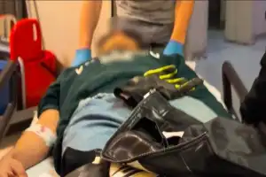 İnegöl'de otomobil ile motosiklet çarpıştı