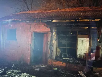 İnegöl'de gece vakti korkutan yangın!