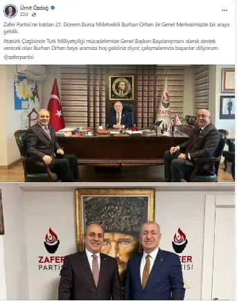 İnegöllü isim Ümit Özdağ'ın baş danışmanı oldu