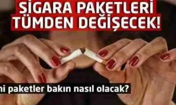 Tiryakiler dikkat paketler değişiyor!
