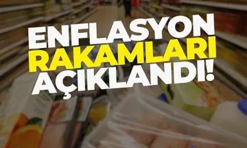 Enflasyon rakamları açıklandı
