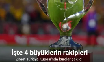 Ziraat Türkiye Kupası’nda son 16 Turu eşleşmeleri belli oldu
