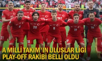 A Milli Takım'ın Uluslar Ligi play-off rakibi belli oldu
