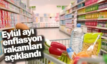 Eylül ayı enflasyon rakamları açıklandı