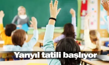 Yarıyıl tatili başlıyor