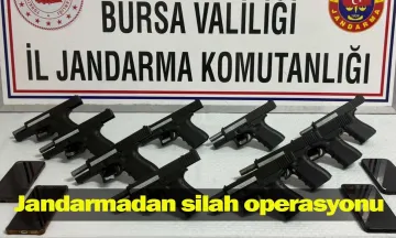 Bursa’da Jandarmadan silah operasyonu