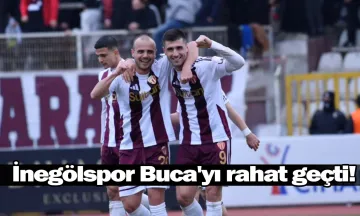 İnegölspor Buca'yı rahat geçti!