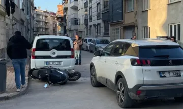 İnegöl'de motosiklet kazası: Genç sürücü yaralı