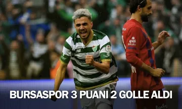 Bursaspor 3 puanı 2 golle aldı