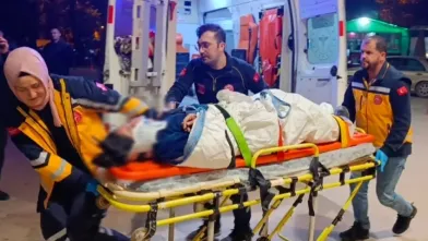 İnegöl'de feci olay! Yaşam mücadelesi veriyor!