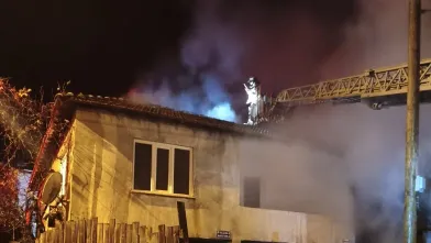 İnegöl'de korkutan yangın