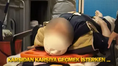 Karşıdan karşıya geçmek isterken ...