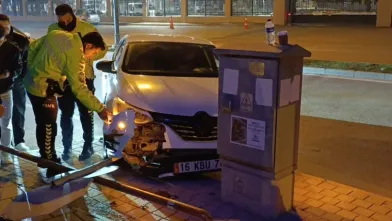 İnegöl'de korkutan kaza