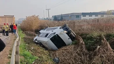 Şarampole yuvarlandı!