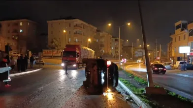 Alanyurt yolunda feci kaza